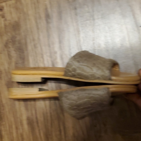 Agave sky cowhide sandals Cowhide Python design Sandals sz 6 - Picture 4 of 6